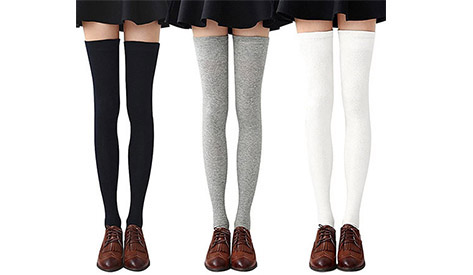 What’s the difference between knee highs and over the knee socks?